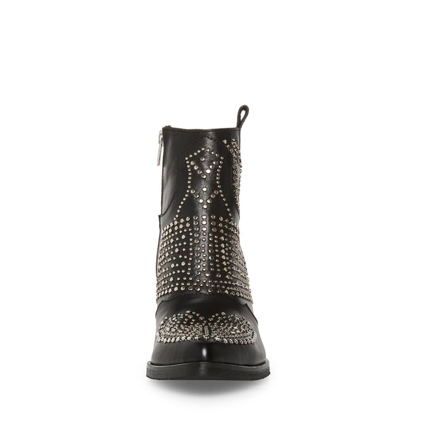 Botines Steve Madden Wilde Cuero Mujer Negras | ES QG4208
